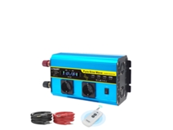 Inversor de onda sinusoidal pura, compatible con enchufes europeos, 12V-220V-4000W