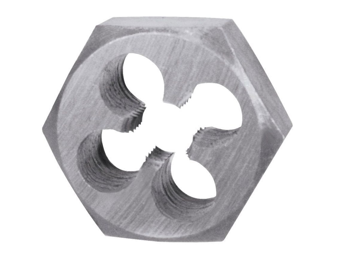 RUKO-267618-Cojinete hexagonal G DIN 382 HSS rectificado. Rosca G1/8"