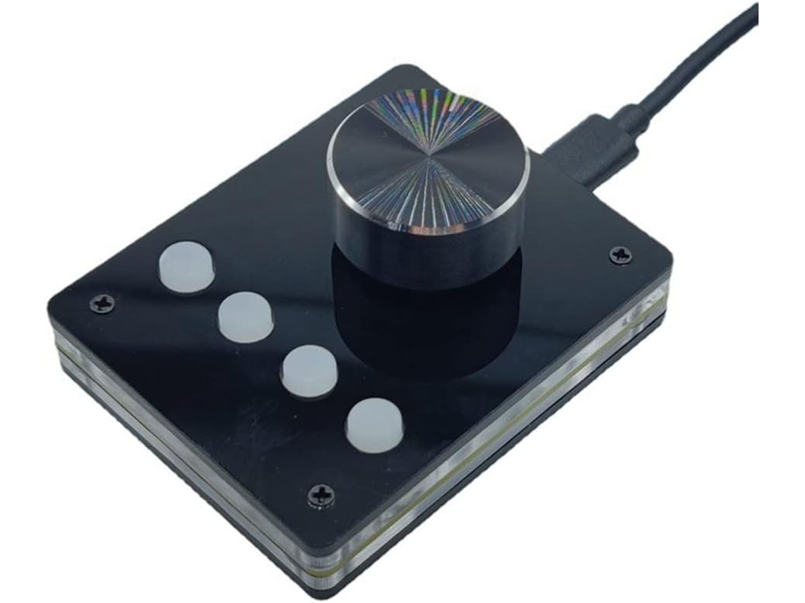 1 Juego De Teclado Multimedia Programable Para Controlador De Volumen De Mini Macro