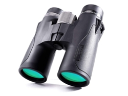 Binoculares 10x42 con prisma de techo HD IP68, antivaho, resistentes a golpes, para observación de aves, paisajes y caza, color negro Yizhood