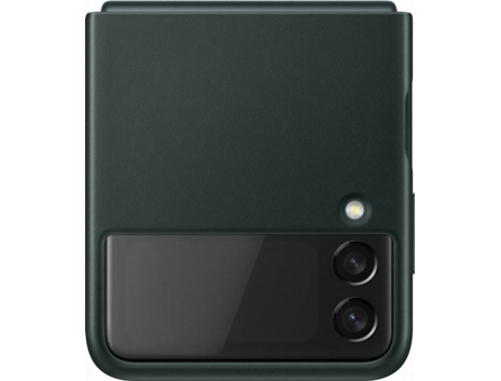 Funda SAMSUNG ZFlip 3 Leather Verde
