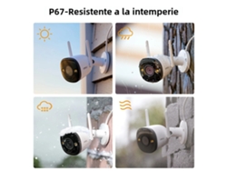 Mdug Imou Bullet 2e 5mp 3kcámaras De Seguridad Para Exteriores