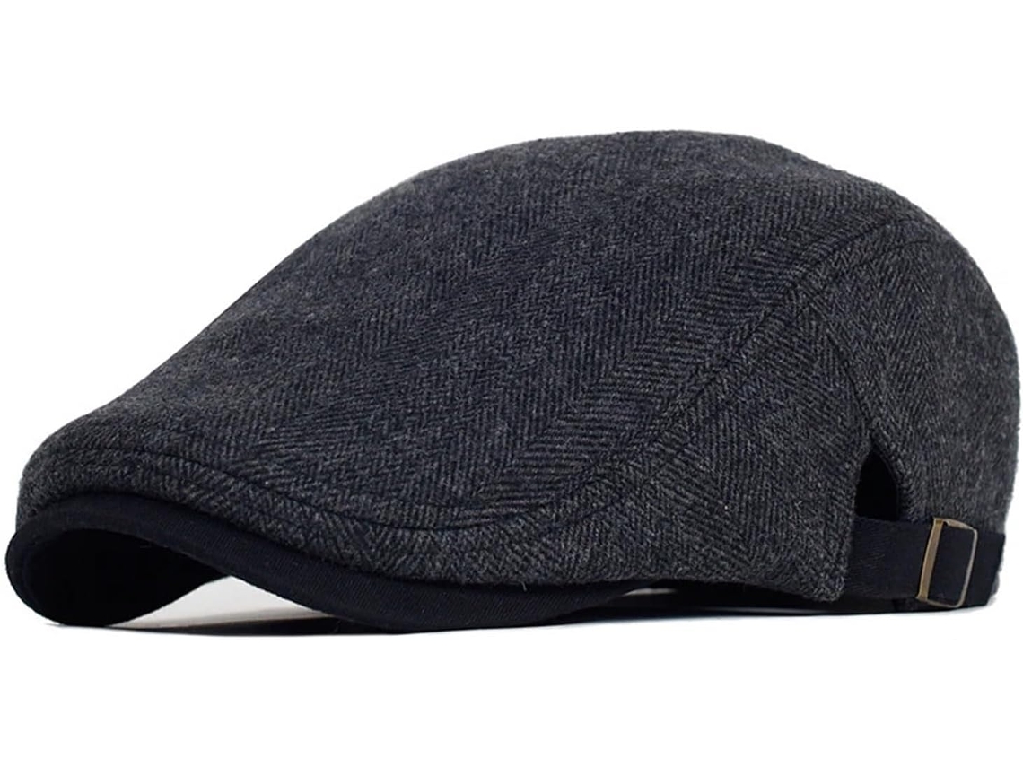 Boina de hombre SFUSHOS, lana, vintage