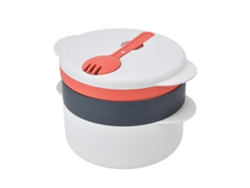 Olla para cocinar verduras en microondas de 2 l, multicapa, apilable para evitar quemaduras, recipiente para cocinar otros