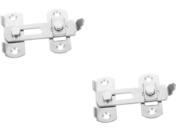Puerta Puerta 2 Piezas Pasador Corredera Equipo Pestillos