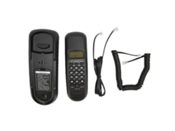 Teléfono fijo de pared VTC-50 con identificador de llamadas para el hogar y la oficina - Teléfono digital portátil