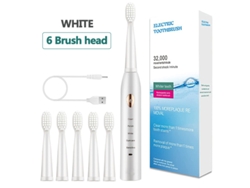 Cepillo de Dientes Eléctrico TRUMSEN X-1 Plus Blanco (32000 Rpm - 5 Modos - Recargable)