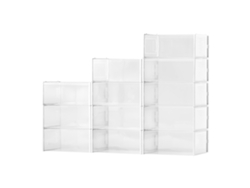 12 cajas de zapatos Succebuy, aptas hasta la talla 11 de EE. UU., marco blanco