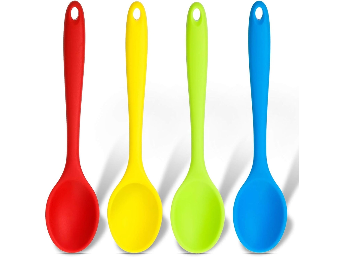 Set de 4 Cucharas de Silicona - Utensilios Antideslizantes TRUYUETY