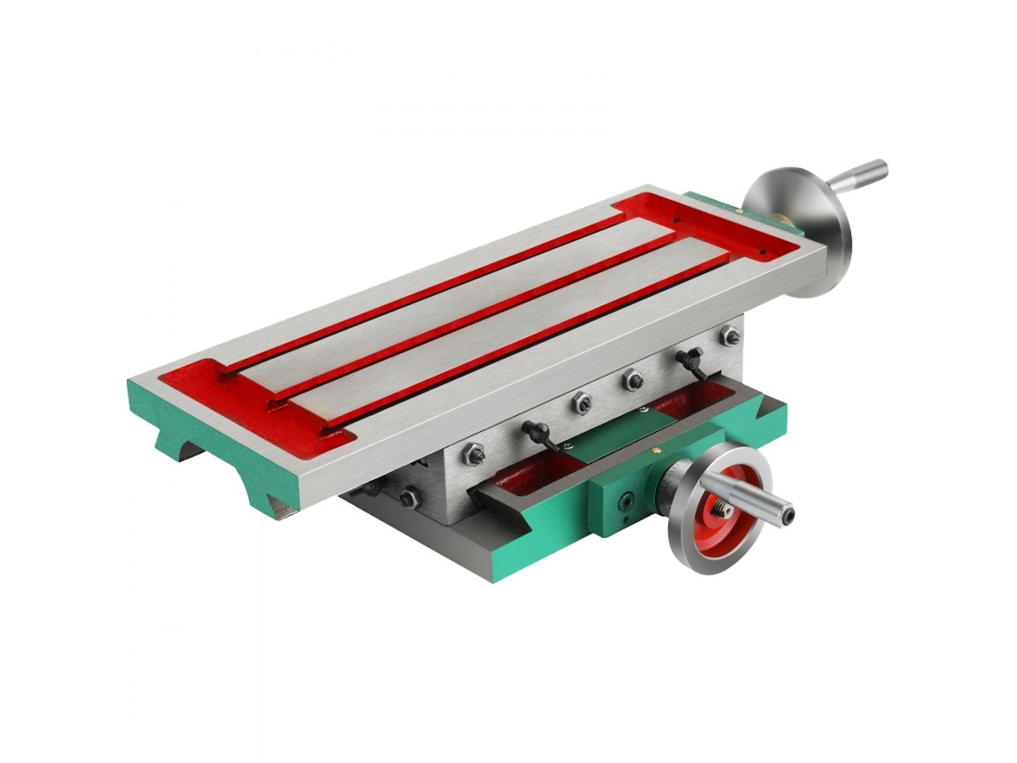 Mesa transversal multifunción de hierro fundido de 450 x 170 mm para taladrado y fresado Tekmaquinas