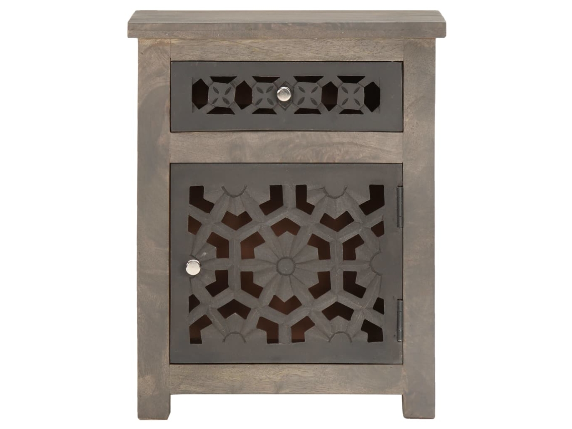 Maison Exclusive - Mesita De Noche De Madera Maciza De Mango 40x30x50 Cm