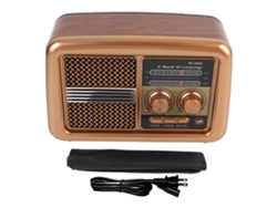 Junli-radio Am Fm Sw Portátil Con Altavoz Bluetooth Plug Us