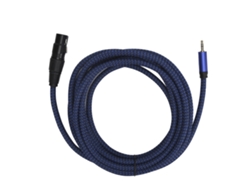 Cabo Xlr Fêmea Para 3.5mm Jack Sinal Balanceado Microfone 24awg 4m Jd6036