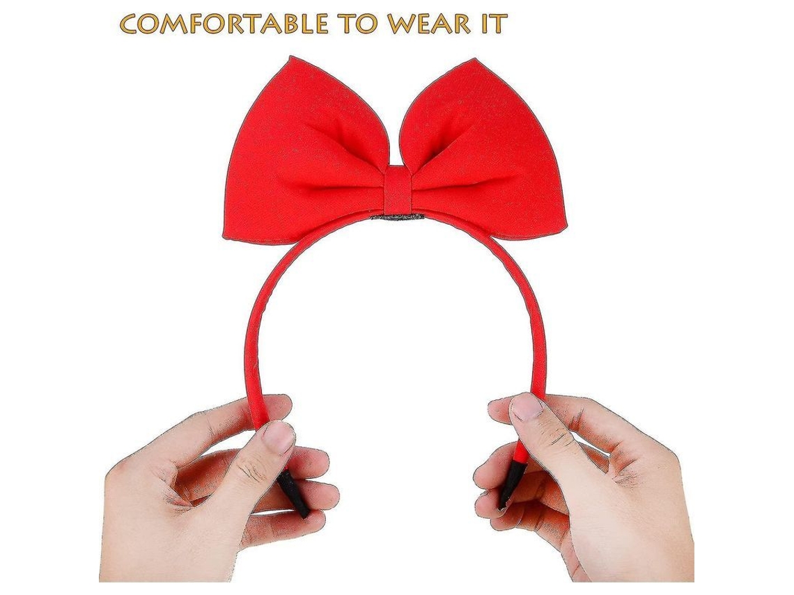 2026-diadema Con Lazo Grande Para Mujeres Y Niñas Accesorios De Pelo Para Disfraces Y Cosplay