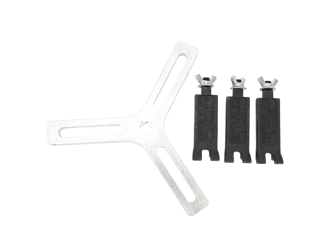 Llave para tuercas de tanque de combustible de 3 mordazas ajustable de 23 a 190 mm para vehículos