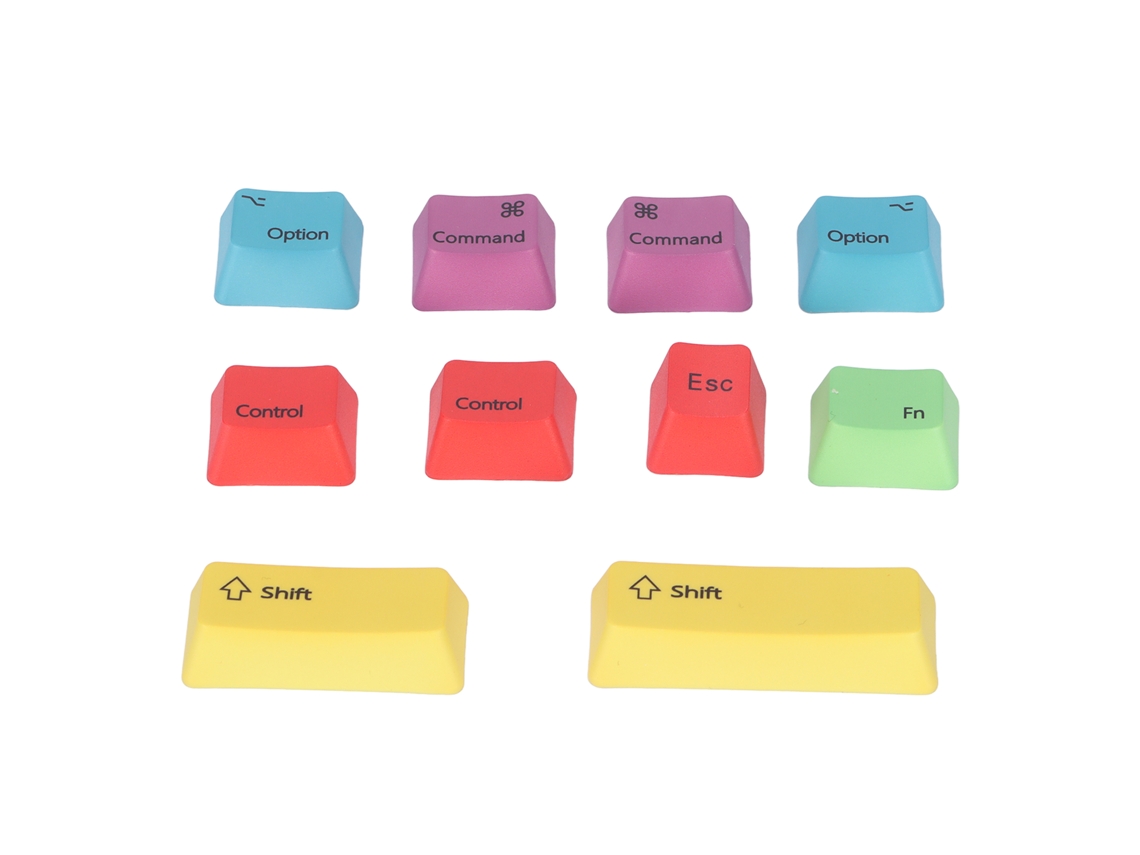 Teclas De Reposição Pbt Para Teclado Mecânico Processo Sublimação Térmica Diy 10 Teclas Command Os X