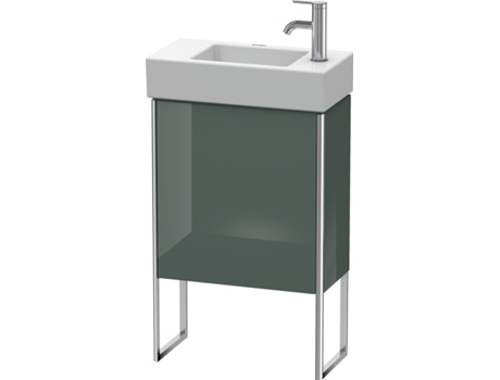 DURAVIT XSquare Vanity unit vertical 48.4x24.0 cm, 1 puerta, colgado a la izquierda, 1 estante de vidrio, para el lavabo Vero Air 072450