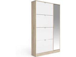 Zapatero DMORA Blanco (Madera - 24x101x163 cm)