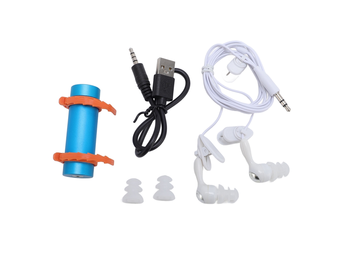 Reproductor Mp3 Ipx8 Impermeable De 8gb Con Auriculares Impermeables Para Natación