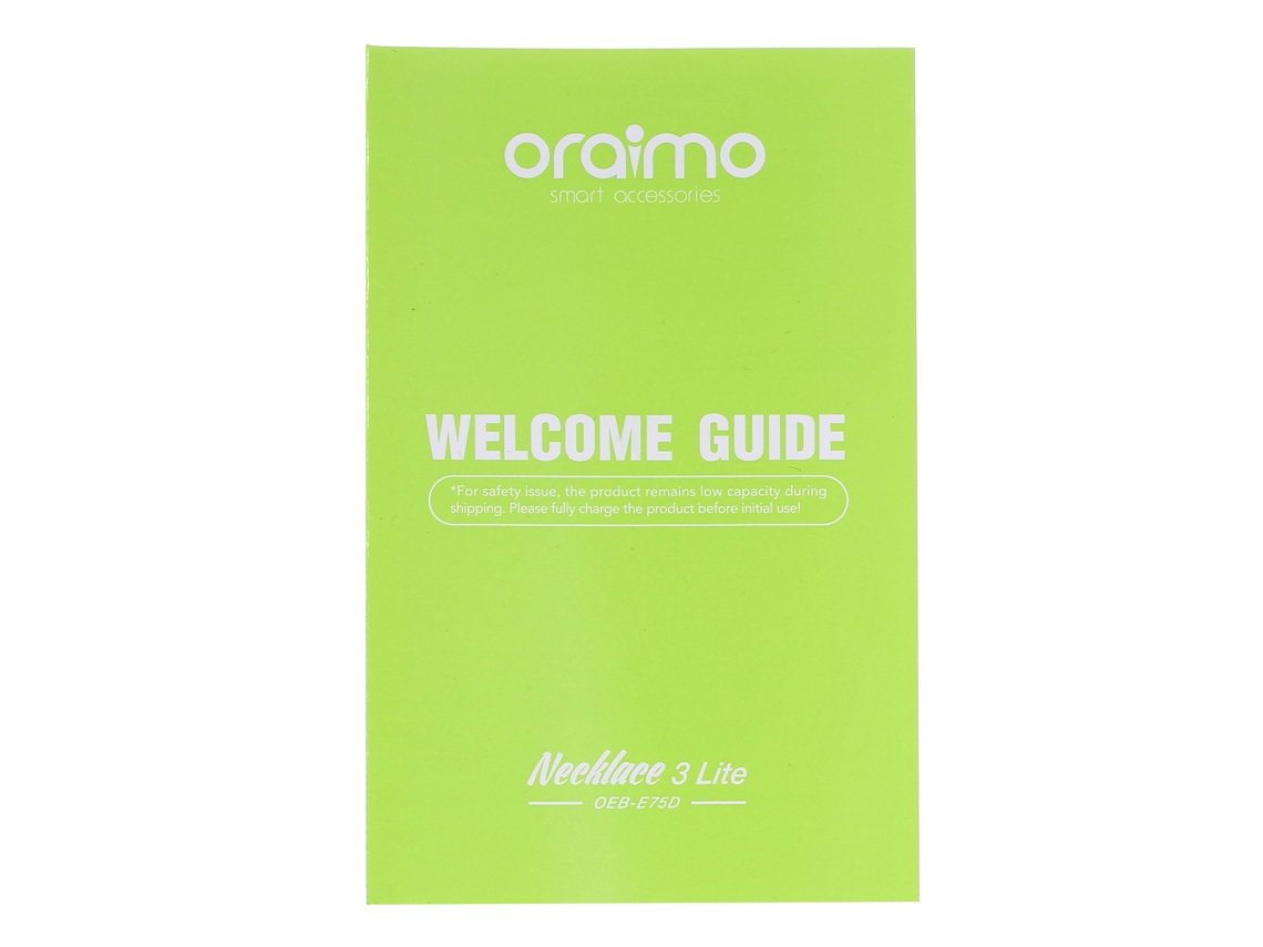 Oraimo Oeb-e75d Fone De Ouvido Sem Fio Neckband In-ear Esportes Gaming Com Microfone Enc