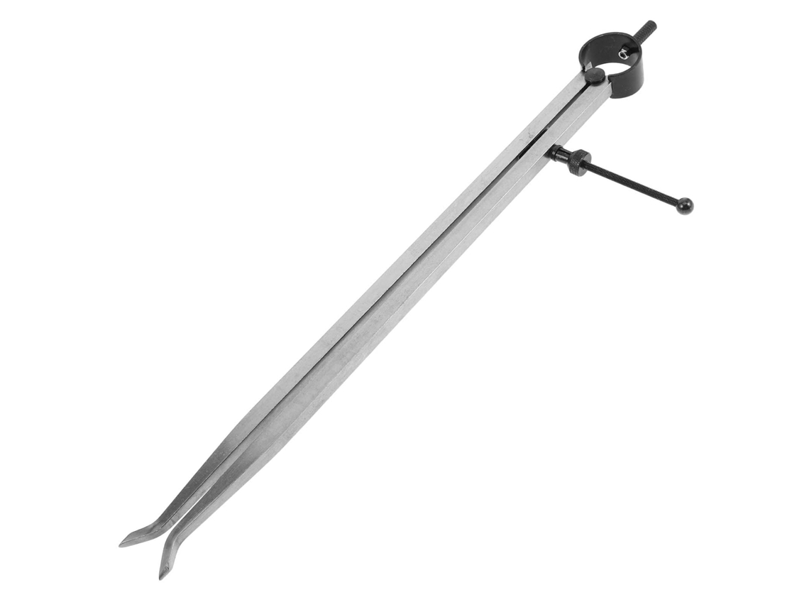Estribo Metálico De Acero Al Carbono Plateado Para Carpintería Y Torneado De Madera.