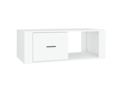 Mesa de centro de madera blanca MAISON EXCLUSIVE (100x50,5x35 cm)