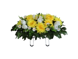 Cemitério (suporte Para Flores) Para Flores Artificiais, Com Vaso.