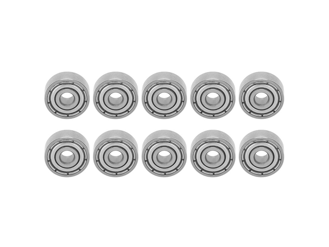 10 Peças De Rolamento Esférico De Aço Inoxidável Silencioso Roda De Patinete Acessório Conduzir S623z