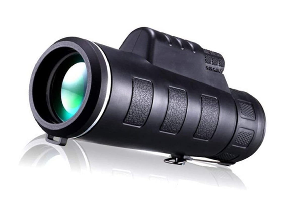 Monocular 10x42 Hd Com Prisma Óptico Completo E Telescópio De Foco Duplo À Prova Dágua Lunetas Portáteis Para Observação De Pássaros Preto Facpoet