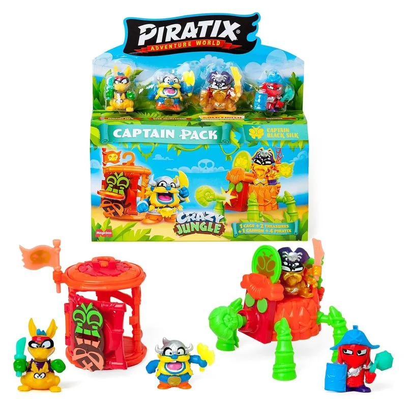 Piratix Crazy Jungle Captain Black Silk Pack Celeste 40720 Magic Box P25