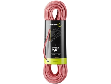 Cuerda De Escalada EDELRID Cordas Eagle Lite (Rojo - 50 m)