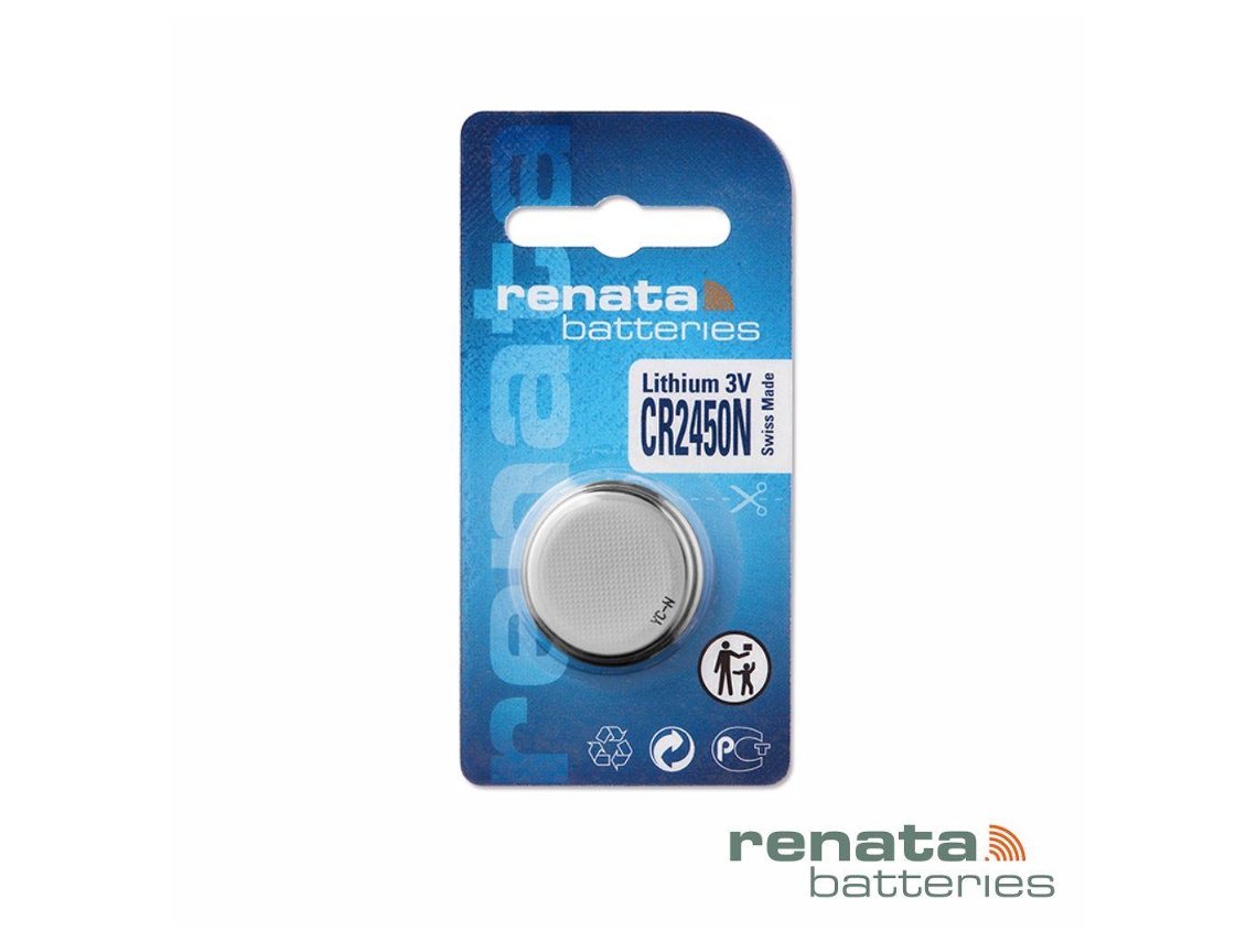 Pila De Botón De Litio Cr2450n 3 V 540 Ma Renata