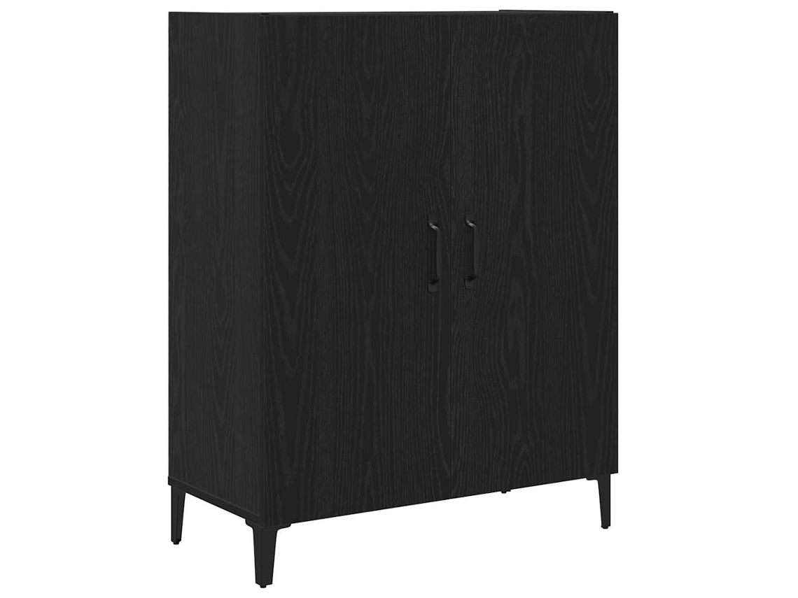 Maison Exclusive - Aparador De Madera De Roble Negro 69,5x34x90 Cm