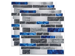 Pegatinas de pared autoadhesivas 3D, gota de plástico cristal, para fondo de cocina Kofihety