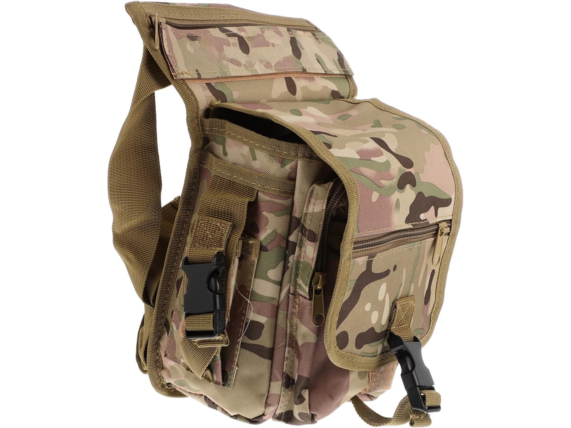 Bolso de muslo impermeable de camuflaje de 30x16x15 cm