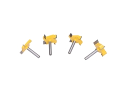 Broca De Fresado Oxidada Duradera De 1/4" Para Rectificado De Carpintería Cnc -