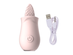 Vibrador Recargable Para Lamer La Lengua De 10 Velocidades Para Mujeres (rosa) Bestvite