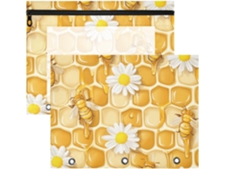 Besportble Juego De Panal Decorada Con Abejas Y Margaritas Y Pvc Está Diseñada Para Ver Fácilmente El Conte...