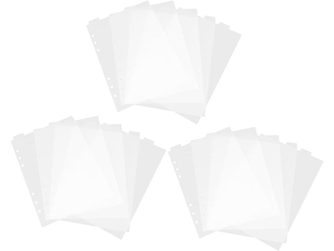 Juego de 10 carpetas transparentes tamaño A4 con barra deslizante, organizadores y cubiertas ligeras, ideales para oficinas y estudiantes.