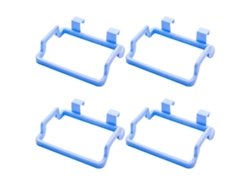 Soporte para bolsa de basura - Soporte para gabinete de cocina portátil, 4 piezas NEVEANCE