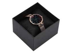Reloj De Pulsera De Cuarzo Informal Para Mujer, Estilo Sencillo, Resistente Al Agua, Color Rosa Café.