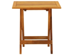 Mesa de bistró  Mesa alta de madera maciza de acacia (46 x 46 x 47 cm) Wsd887546 Lovely Home