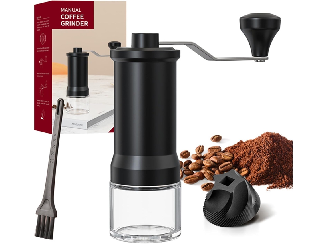 Molinillo De Café Manual, Pequeño Molinillo De Granos De Café De Mano, Ajuste Regulable Para El Hogar, Viajes, Oficina Y Acampada.
