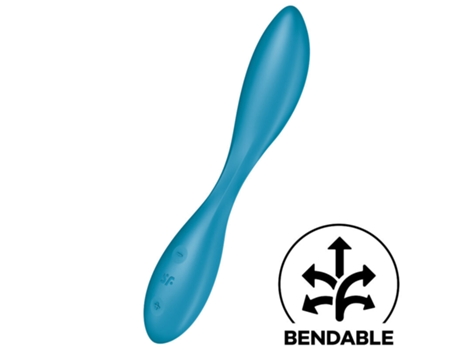 Estimulador SATISFYER G-Spot Flex 1 Multivibrador Azul