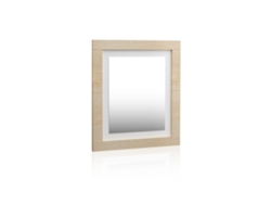 Espejo rectangular Kira Cambria - Blanco 75 x 90 x 3,5 cm