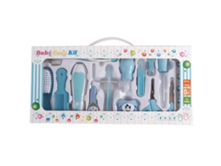 Set de baño y cuidado diario para bebés Yuysan (13 piezas) - Azul