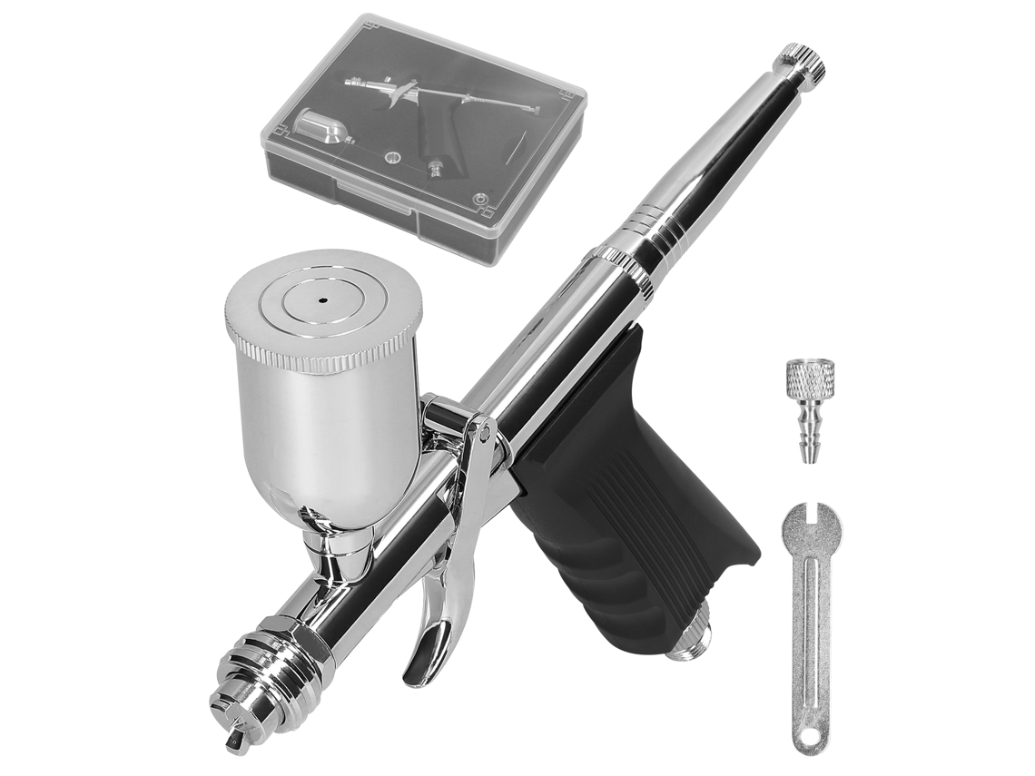 Kit De Aerógrafo T217b Con Depósito De 15 Cc Para Pintura Diy, Maquetas, Coches, Maquillaje Y Decoración De Pasteles.