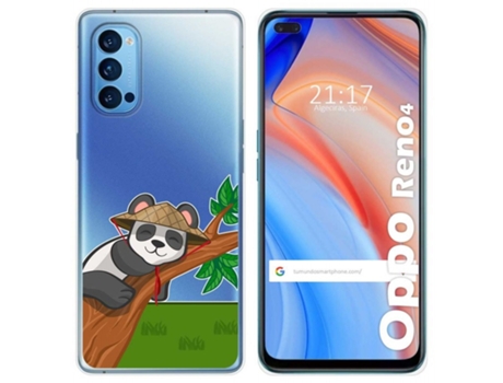 Carcasa Oppo Reno 4 5G TUMUNDOSMARTPHONE Dibujos Transparente