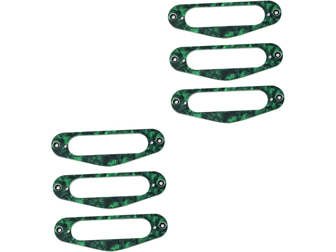 Anillos De Montaje De Pastillas Estilo Tl De 6 Piezas Para Guitarras Eléctricas, Humbucker Y Marco De Pastilla Simple