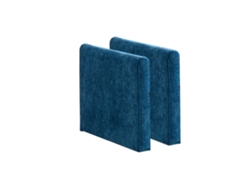 Sofá Cloud Con Brazos Modulares, Chenilla, Azul